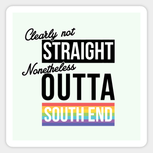 (Clearly Not) Straight (Nonetheless) Outta South End Sticker